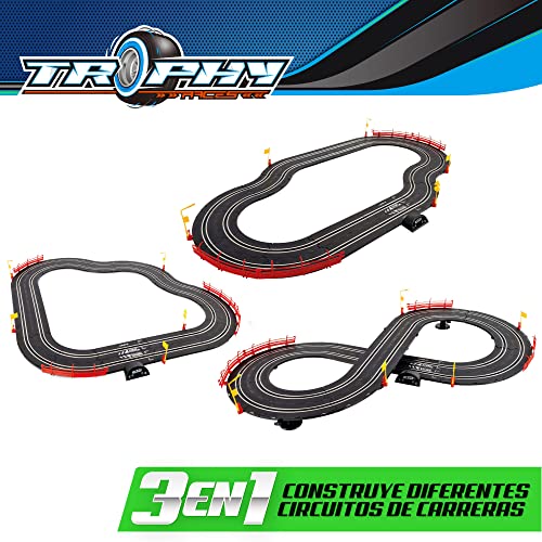 ColorBaby Speed&GO 49466 - Speed & go-Pista Carrera c/2 Coches RC c/ Mando y Cable USB