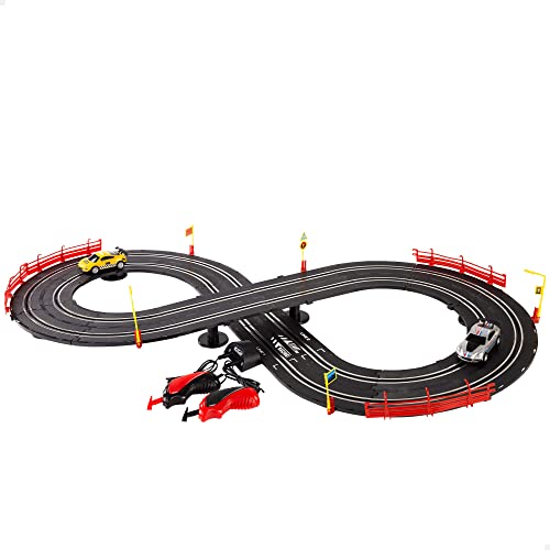 ColorBaby Speed&GO 49466 - Speed & go-Pista Carrera c/2 Coches RC c/ Mando y Cable USB