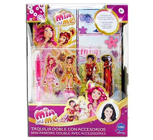 Coloring - Taquilla Doble Glitter, diseño MIA & Me (Cife 86353)