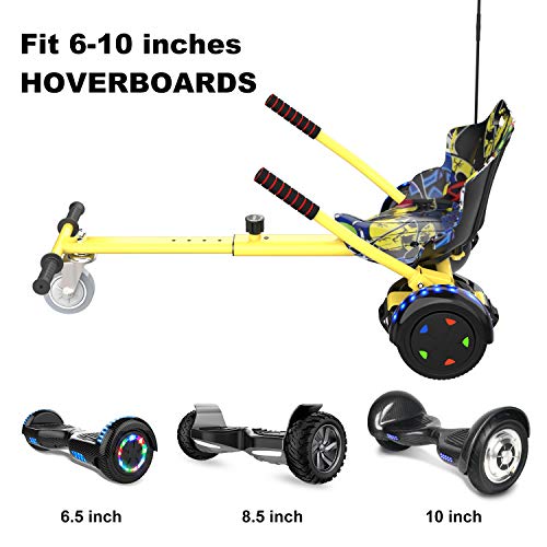 COLORWAY Aiento Kart para Hoverboards de Equilibrio Autom¨¢Tico Compatible con Scooter Electrico 6,5, 8 y 10 Pulgadas (Hip)