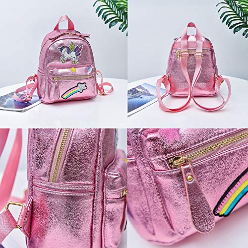 Comtervi Mochilas de la escuela Unicornio, bolsos del estudiante del arco iris del unicornio de la moda de la fantasía para las muchachas muchachas Adolescentes