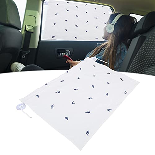 Cortina para Sombrilla De Coche, Instale Fácilmente Cubiertas De Ventana De Coche Plegables para Coche para Cuidado Solar para Verano para Bebé(Cortina de Ballena)