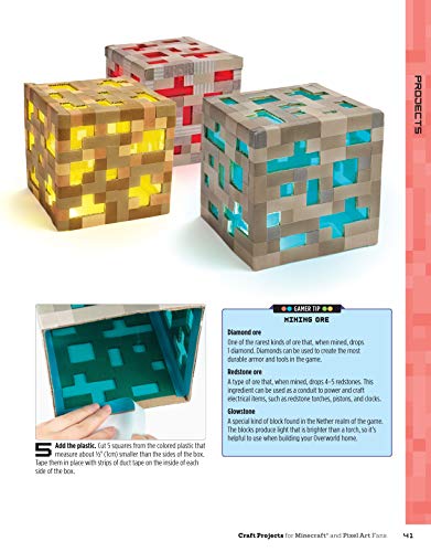 Craft Projects for Minecraft and Pixel Art Fans: 15 Fun, Easy-to-Make Projects