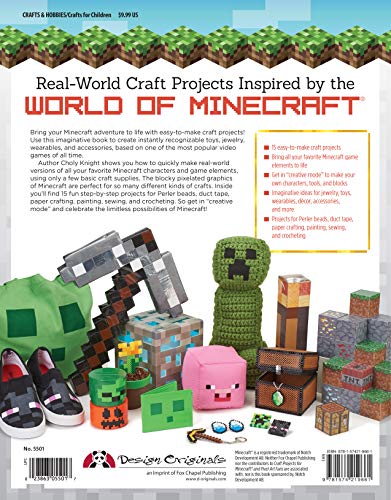 Craft Projects for Minecraft and Pixel Art Fans: 15 Fun, Easy-to-Make Projects