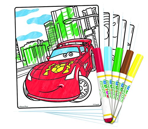 Crayola 12803.4100 Disney Pixar Color Wonder-Cars 3 Libro para colorear, multicolor