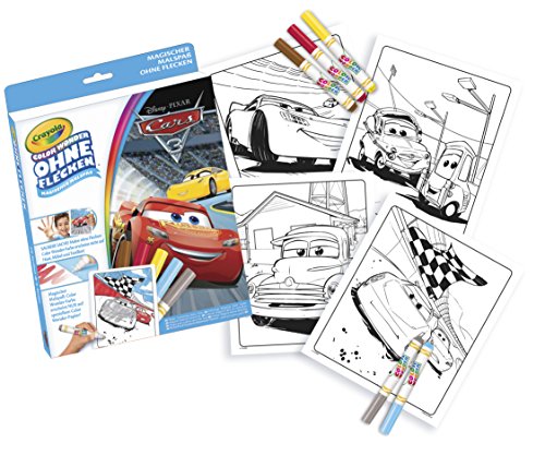 Crayola 12803.4100 Disney Pixar Color Wonder-Cars 3 Libro para colorear, multicolor