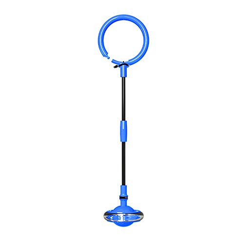 Cutito Sports Swing Bola, LED Juguete Parpadeante Colorido Anti Perdidas Tobillo Saltar Círculo, Plegable Saltador Anillo para Niños - Azul