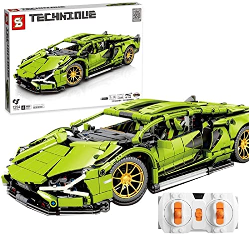 Cxcdxd Technics Sports Car para Lambo Centennial Supercar, 1294 Piezas 1:14 Racing Car Advanced Building Set, Juego de construcción de vehículos coleccionables Compatible con Lego sin Accesorios