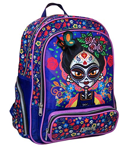 CYP- Mochila Adaptable A Trolley CATRINAS - Matilda, Multicolor (MC-02-CT)