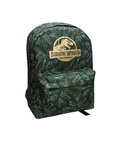 CYP Mochila Juvenil Adaptable a Trolley Jurassic World 40 x 20 x 30 cm, Verde