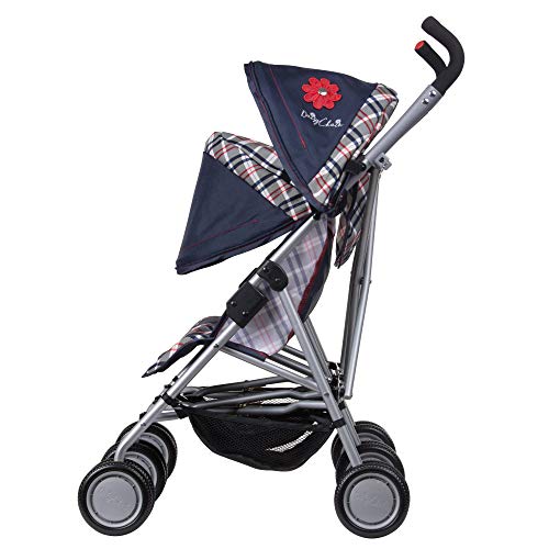 Daisy Chain Silla de Paseo gemelar para muñecos Zipp MAX - Recomendado para niños de 4 a 9 años. (Classic Check)