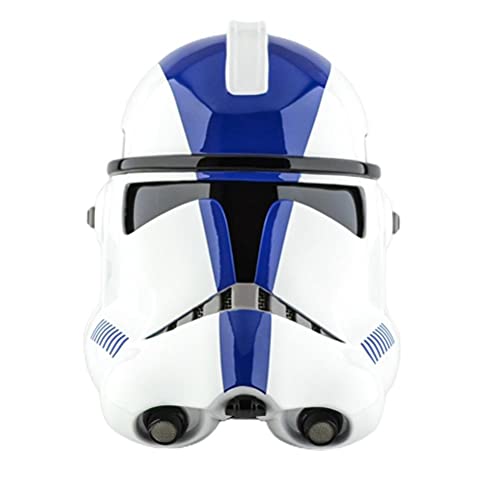 Dan&Dre Star Wars Stormtrooper - Funda para disfraz de tropas de tormentas, máscara de una cara, casco de clon Trooper Imperial Stormtrooper, Halloween, casco de PVC, para disfraz de fiesta