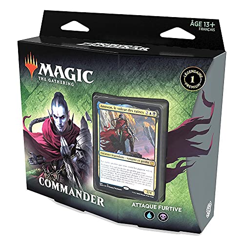 Deck Commander Magic: The Gathering Renaissance de Zendikar – Ataque furtivo (Azul y Negro Deck)