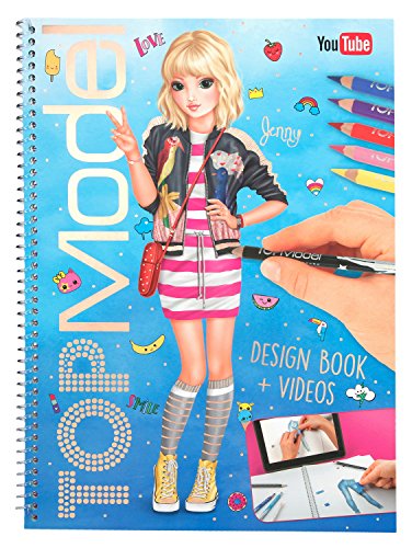 Depesche 3042 – Libro para Colorear Diseño portatil Top Model