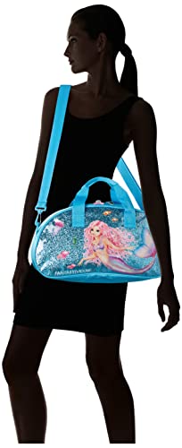 Depesche-DP-0011048 Bolsa de Deporte, Fantasy Model Mermaid, Azul, Aprox. 43 x 15 x 23 cm Color (11048)