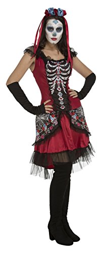 Desconocido My Other Me-204051 Disfraz Sugarskull para niña, M-L (Viving Costumes 204051)