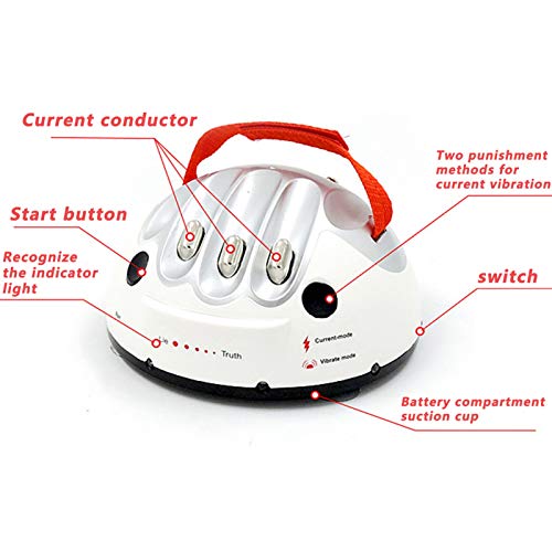 Detector de mentiras eléctrico impactante,juego de detector de mentiras mentiroso impactante eléctrico en miniatura, detector de mentiras micro eléctrico impactante,prueba de polígrafo interesante
