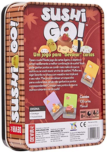 Devir - Sushi Go em Portugues (BGSUSHIPT)