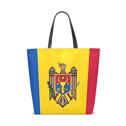 DEZIRO - Bolsas para uso diario con bandera de Moldova