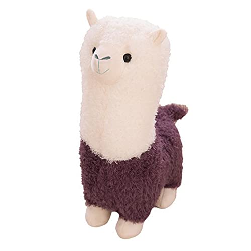 Dibujos Animados De Alpaca De Peluche De Dibujos Animados Cordero Muñeca Ragdoll Tela De Peluche Muñeca Decoración De La Habitación De Los Niños Regalo De Cumpleaños Almohada Cojín Muñeco De Peluche