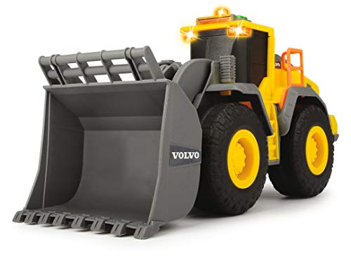 Dickie Toys Volvo Series - Pala Excavadora de Volvo con Luz y Sonido, para Niños a partir de 3 Años - 23 cm