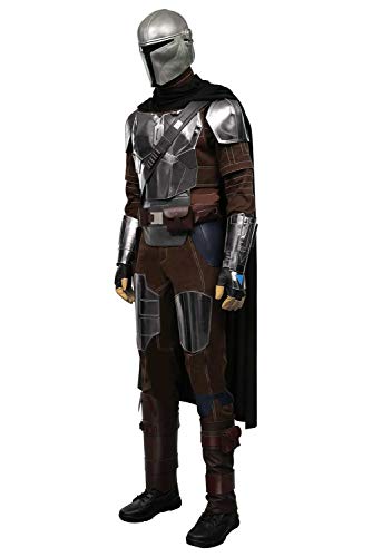 Din Djarin Mandalorian Uniform Disfraz Disfraz Disfraz Disfraz Halloween Carnaval Traje Cosplay Disfraz Hombre M