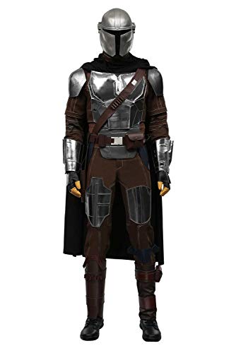 Din Djarin Mandalorian Uniform Disfraz Disfraz Disfraz Disfraz Halloween Carnaval Traje Cosplay Disfraz Hombre M