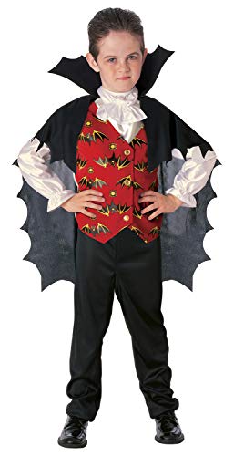 Disfraz de Conde Drácula para niño, infantil 5-7 años (Rubie's 883796-M)