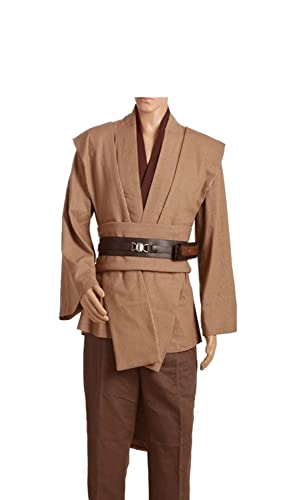 Disfraz de Star Wars VII: The Force Awakens Rey, para cosplay o carnaval, para adulto, para mujer, color blanco