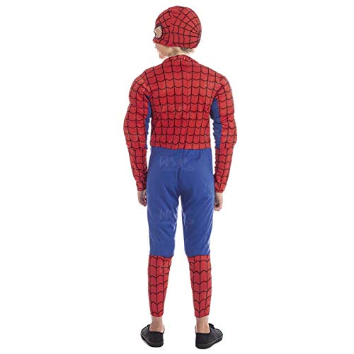 Disfraz Superhéroe Spider Niño Araña【Tallas Infantiles】[Talla 3-4 años] | Disfraces Niños Superhéroes con Capa Antifaz Cosplay Héroes para Carnaval Halloween Cumpleaños Fiesta Disfraces