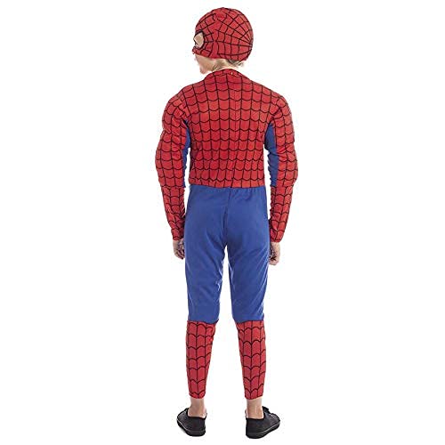 Disfraz Superhéroe Spider Niño (Talla Infantil Desde 3 a 12 años) [Talla 3-4 años]| Traje Cosplay Héroes para Fiestas Disfraces Carnaval Halloween Cumpleaños