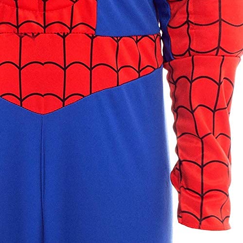 Disfraz Superhéroe Spider Niño (Talla Infantil Desde 3 a 12 años) [Talla 3-4 años]| Traje Cosplay Héroes para Fiestas Disfraces Carnaval Halloween Cumpleaños