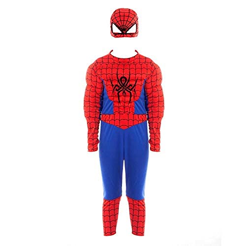 Disfraz Superhéroe Spider Niño (Talla Infantil Desde 3 a 12 años) [Talla 3-4 años]| Traje Cosplay Héroes para Fiestas Disfraces Carnaval Halloween Cumpleaños