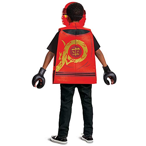 Disguise 100379 Kai Ninjago - Disfraz para niños, color rojo, talla única