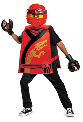 Disguise 100379 Kai Ninjago - Disfraz para niños, color rojo, talla única