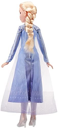 Disney Frozen Muñeca Elsa con música en Vestido Azul de Disney Frozen 2, Juguete para niños a Partir de 3 años