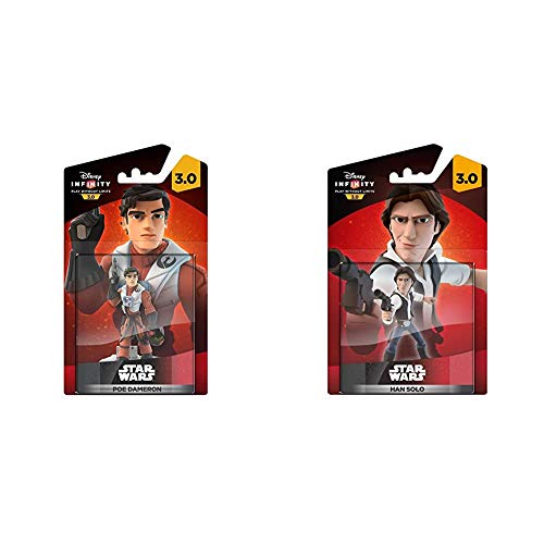 Disney Infinity 3.0 - Star Wars Figura PoE Dameron + Infinity 3.0 - Figura Star Wars : Han Solo