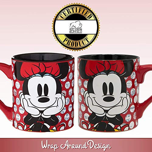 Disney Minnie Mouse Rock The Dots 14oz Ceramic Coffee Mug