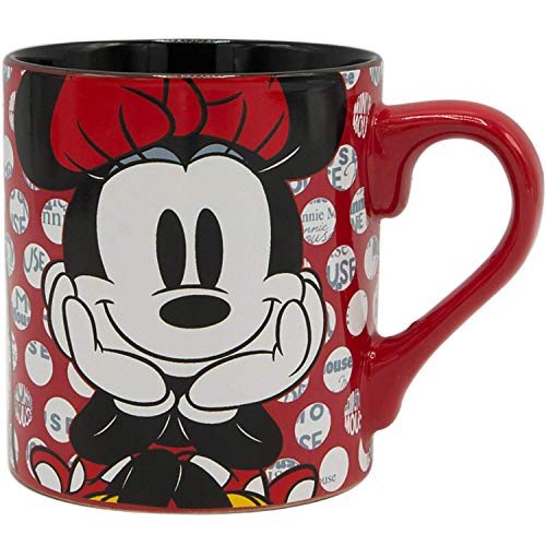 Disney Minnie Mouse Rock The Dots 14oz Ceramic Coffee Mug