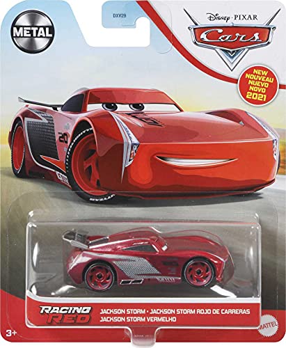 Disney Pixar Cars 3 Metal Series Racing Red Jackson Storm Die Cast