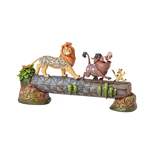 Disney Traditions, Figura de Hakuna Matata: Pumba, Timón y Simba de "El Rey León", para coleccionar, Enesco