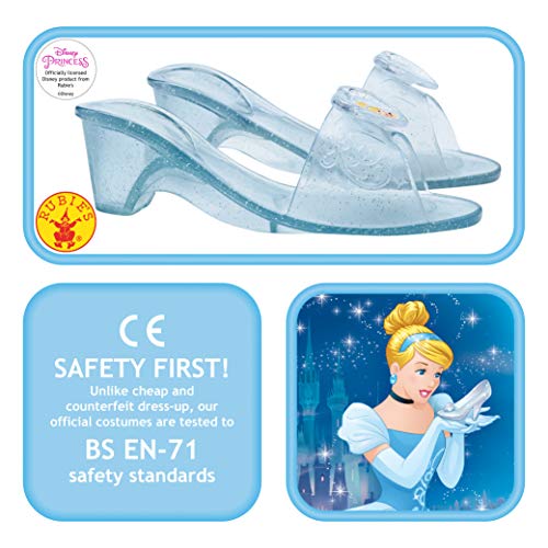 Disney - Zapatos diseño Cenicienta para niñas, talla única (I-35353)