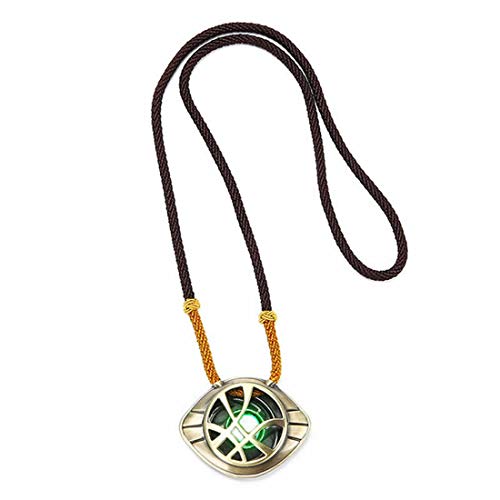 Doctor extraño Eye of Agamotto Collar Ojo de Agamotto Colgante con Luz Nocturna Cosplay Accesorios Coleccion