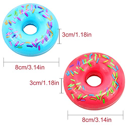 Donut Candy Slime-Fluffy Slime Fluffy Putty Floam Slime Kit for Stress Relief Toy para aliviar el estrés para niños y niñas, Regalo de cumpleaños