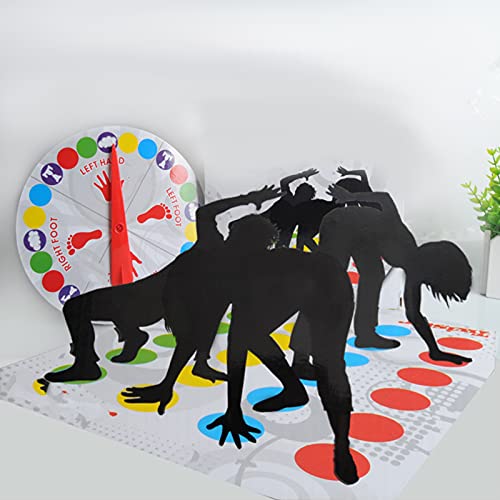 Dounan Juegos De Niños,Twister Game Classic Family Moves Juego de mesa Juego de piso interactivo para padres e hijos Juegos de fiesta de cumpleaños para interiores y exteriores a partir de 6 años