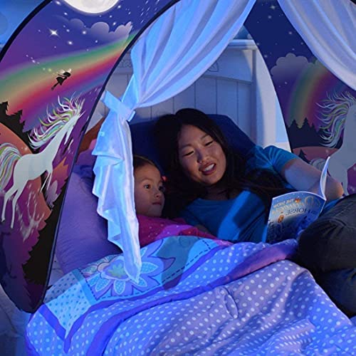 Dream Tents – Tienda de campaña de sueño, tienda de campaña para niños, tienda de campaña, tienda de campaña, tienda de campaña plegable para niños y niñas, regalo de Navidad