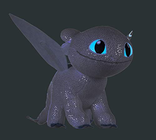 Dreamworks 12434 Train Your Dragon 3 Light Fury, Peluche (32 cm), Blanco