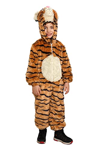 Dress Up America S Kids rayas tigre mono disfraz jugar Outfit