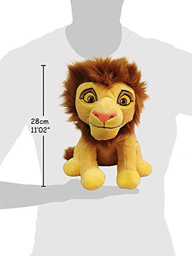 Dsney El Rey Leon (The Lion King) - Pack 3 Peluches Leon Simba Adulto + Simba Joven + jabalí Pumbaa 11"/28cm Calidad Super Soft 760018053