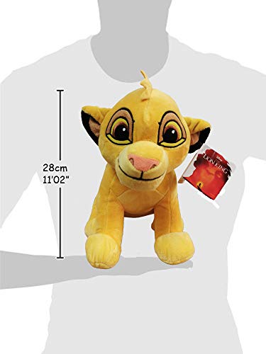 Dsney El Rey Leon (The Lion King) - Pack 3 Peluches Leon Simba Adulto + Simba Joven + jabalí Pumbaa 11"/28cm Calidad Super Soft 760018053